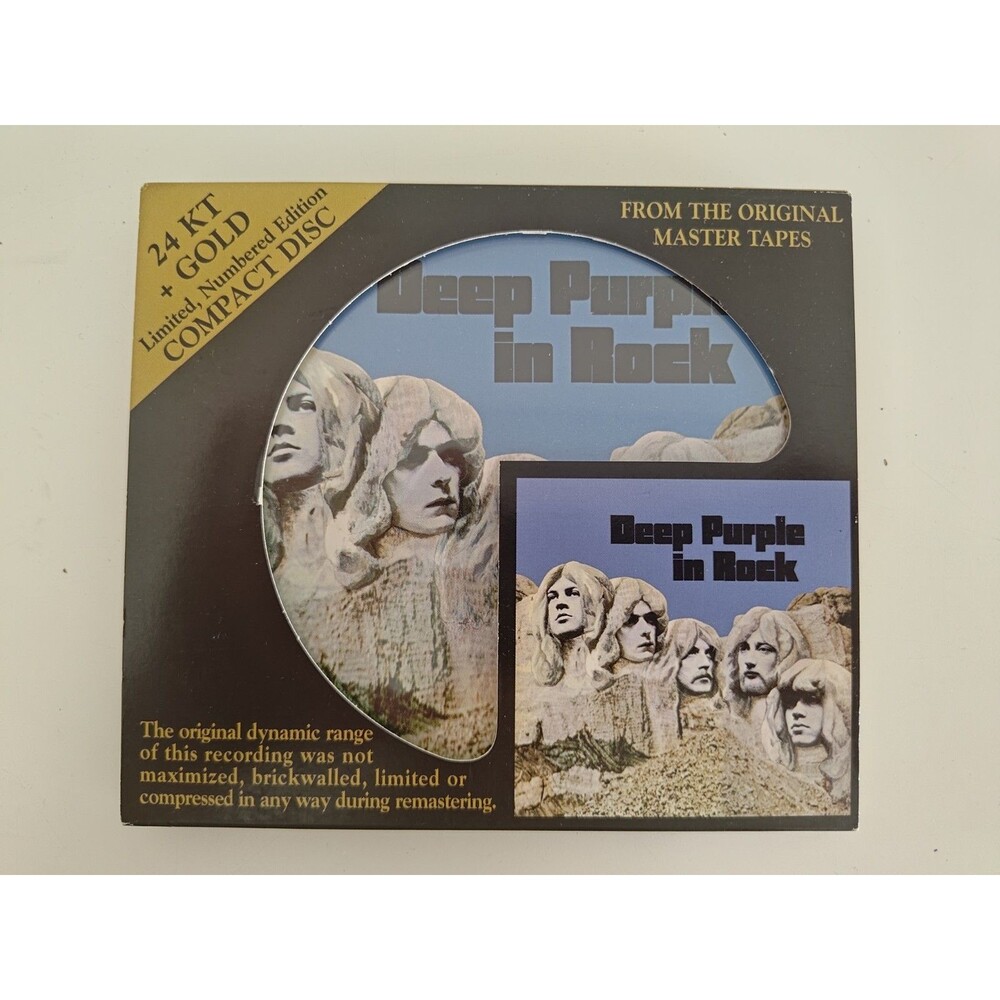 Deep Purple CD In Rock 24 KT GOLD LIMITED